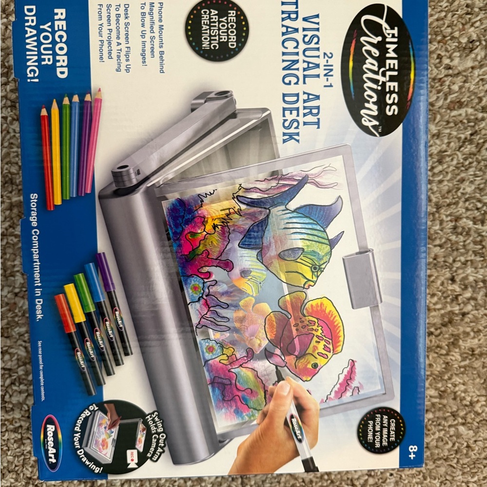 Timeless Creations 2-in-1 Visual Art Tracing Desk